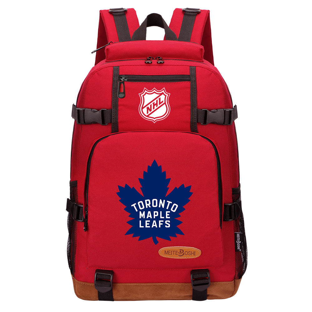 Toronto Maple Leafs Hockey League  Waterproof Backpack School Notebook Travel Bag