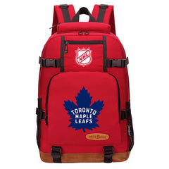 Toronto Maple Leafs Hockey League  Waterproof Backpack School Notebook Travel Bag
