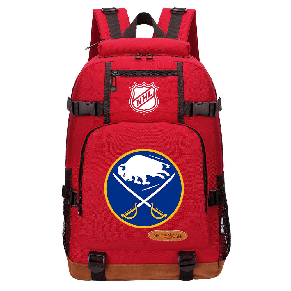 Buffalo Sabres Hockey League  Waterproof Backpack School Notebook Travel Bag