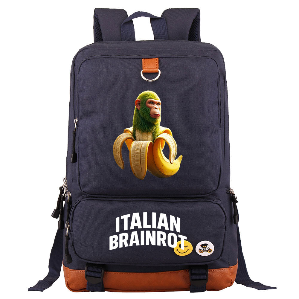 Italian Brainrot Proof Backpack NoteBook Laptop School Bag
