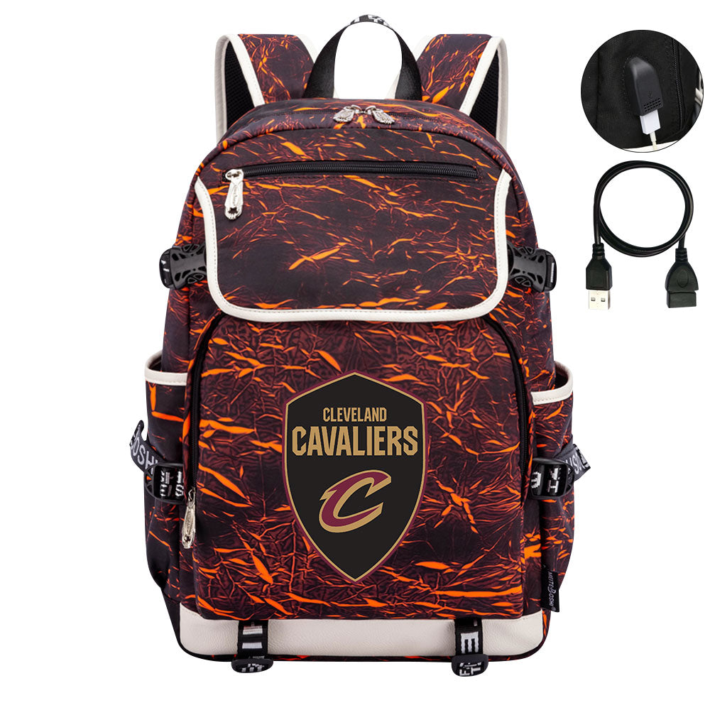 Cleveland Cavaliers Backpack School Notebook Travel Bags