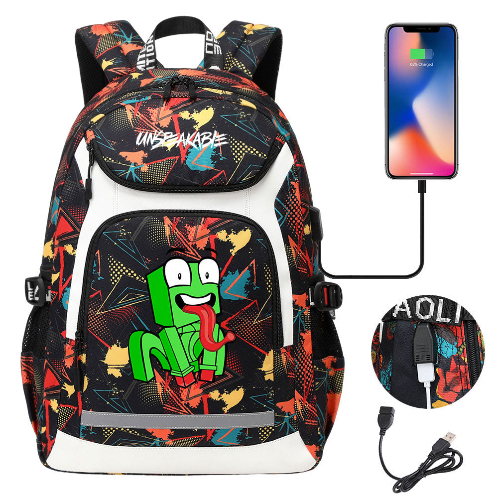 Unspeakable Gaming Backpack School Notebook Travel Bags With USB