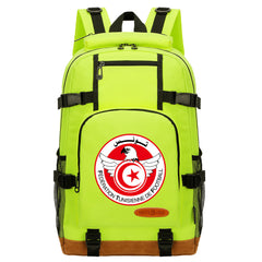 Tunisian National Football Team Waterproof Backpack School Notebook Travel Bag