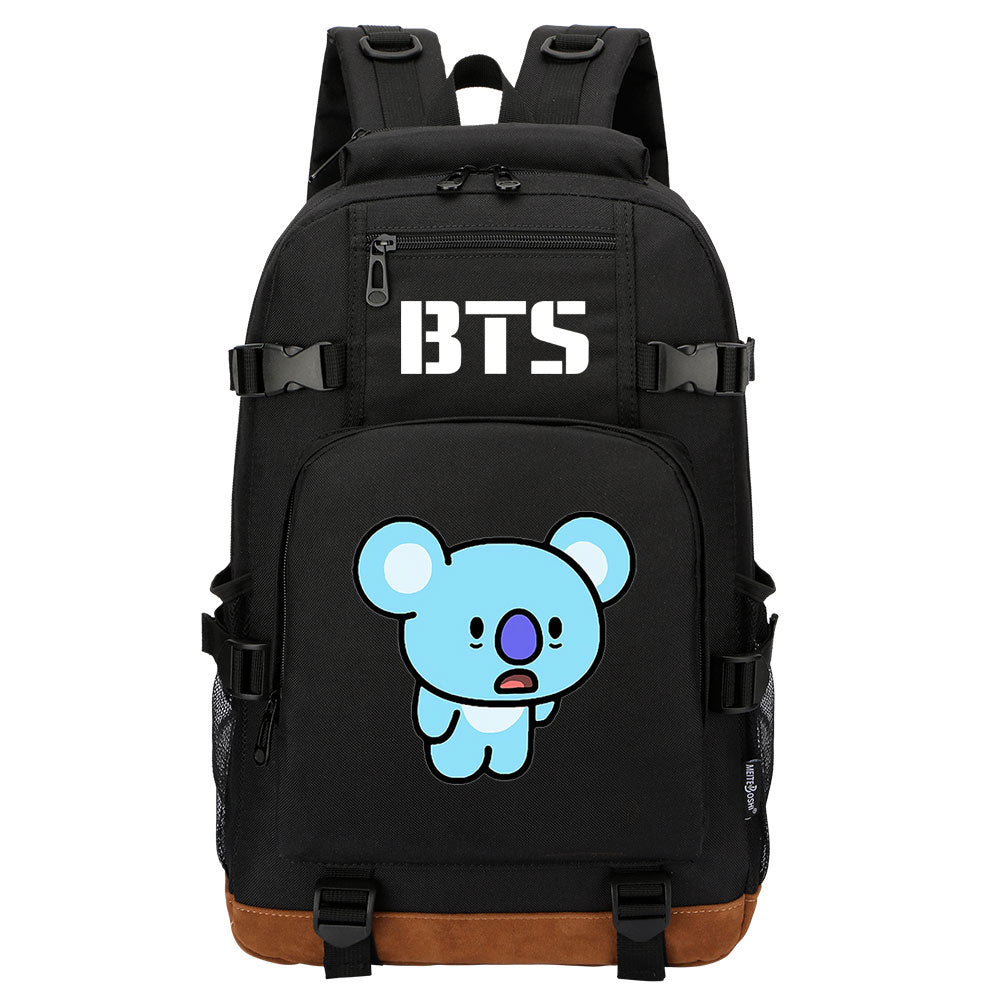 Kpop BTS Koya RM Waterproof Backpack School Notebook Travel Bag