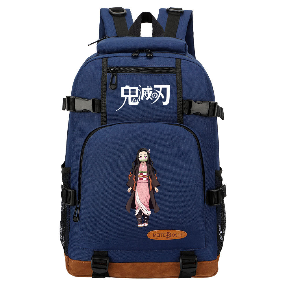 Demon Slayer Kimetsu No Yaiba Waterproof Backpack School Notebook Travel Bag