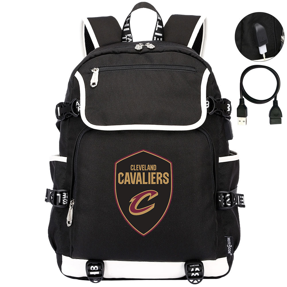 Cleveland Cavaliers Backpack School Notebook Travel Bags
