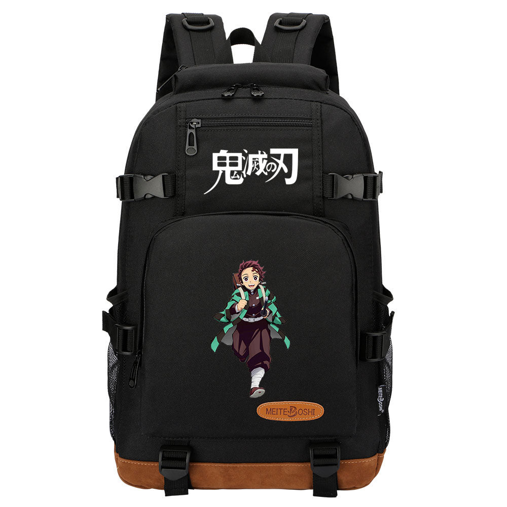 Demon Slayer Kimetsu No Yaiba Waterproof Backpack School Notebook Travel Bag