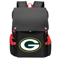 Green Bay Packers Football Team Rugby Laptop Backpack Oxford School Bag