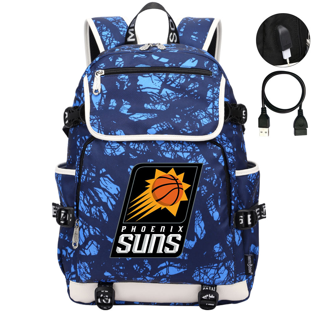 Phoenix Suns Backpack School Notebook Travel Bags