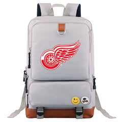 Detroit Red Wings Hockey Team Proof Backpack NoteBook Laptop School Bag