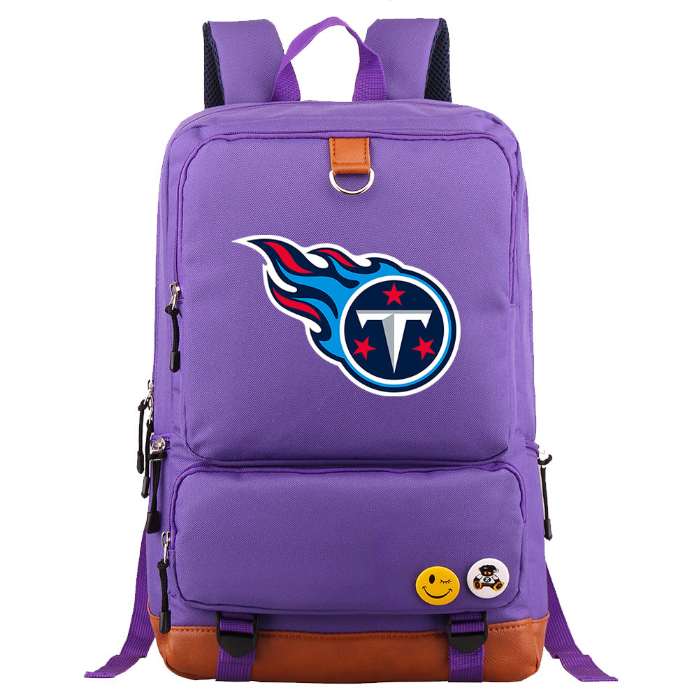 Tennessee Titans Football Team Rugby Proof Backpack NoteBook Laptop School Bag