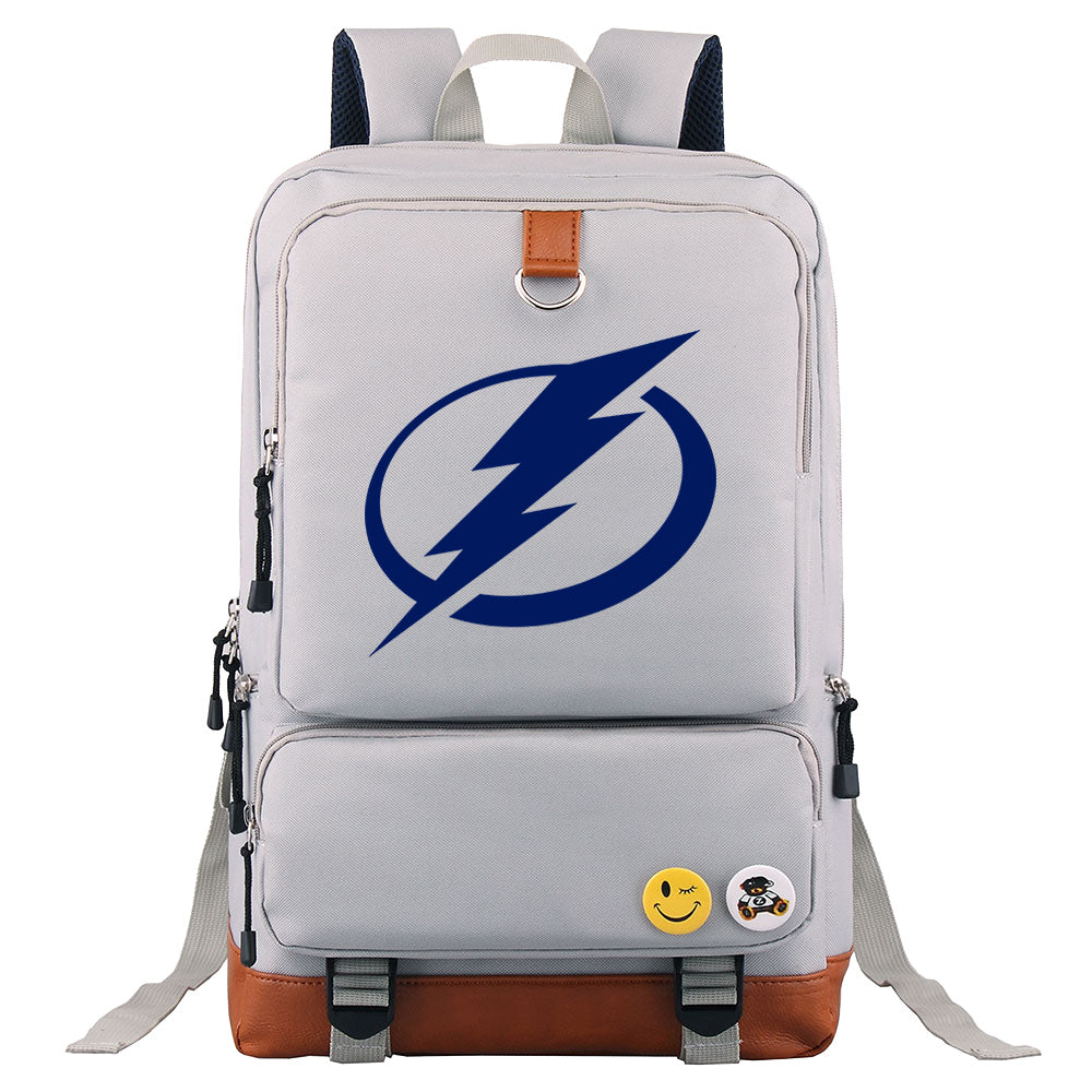 Tampa Bay Lightning Hockey Team Proof Backpack NoteBook Laptop School Bag