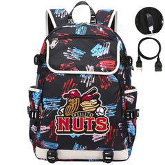 Modesto Nuts Backpack School Notebook Travel Bags