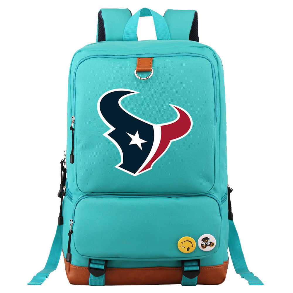 Houston Texans Football Team Rugby Proof Backpack NoteBook Laptop School Bag