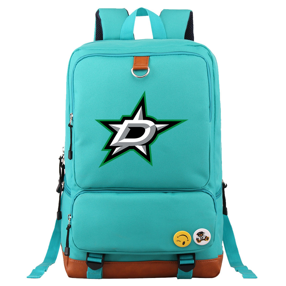 Dallas Stars Hockey Team Proof Backpack NoteBook Laptop School Bag