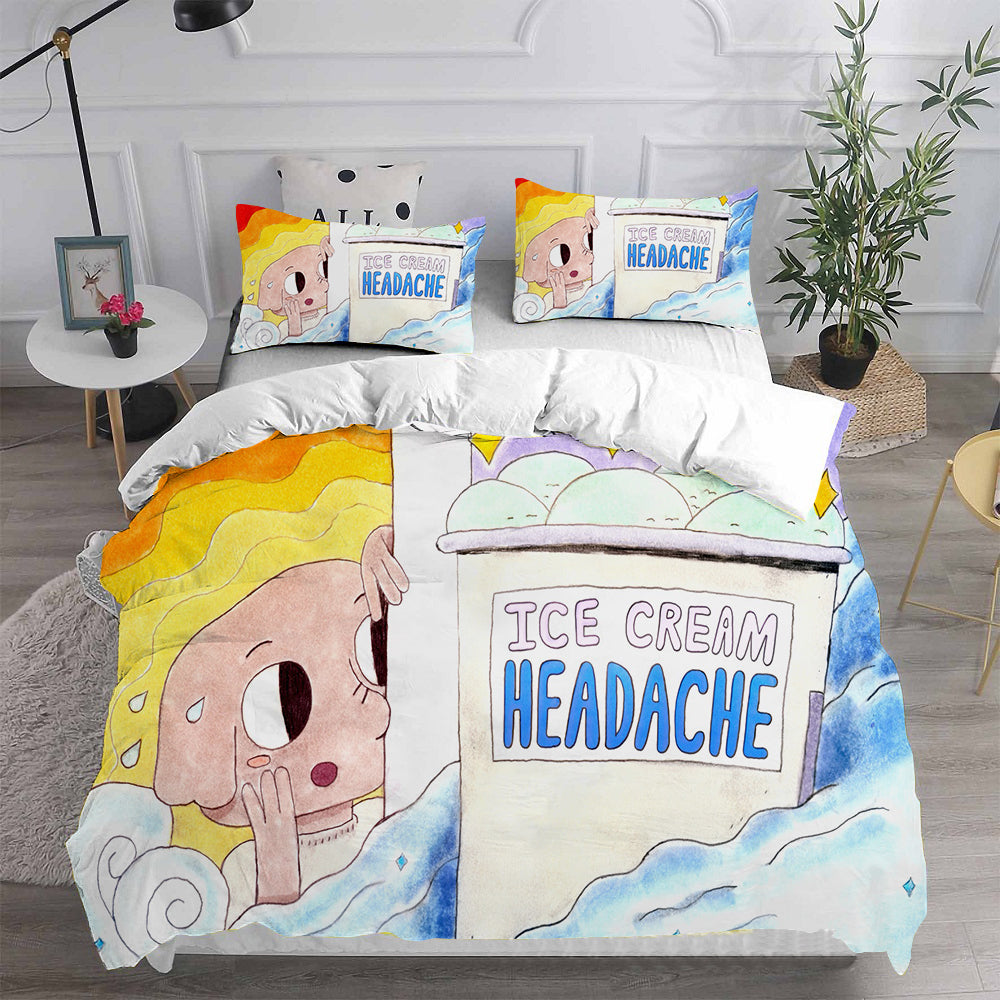 Summer Camp Island Cosplay Bedding Set Duvet Cover Pillowcases Halloween Home Decor