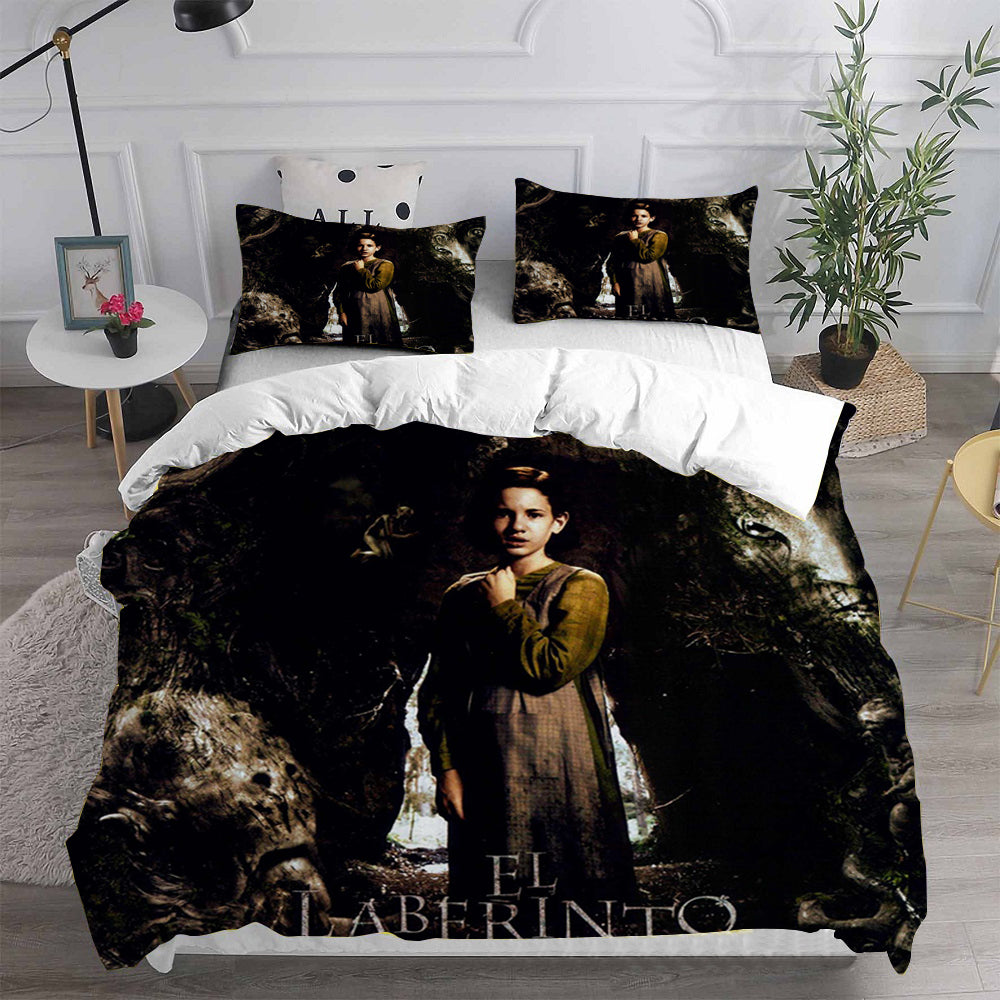 El Laberinto Del Fauno Cosplay Bedding Set Duvet Cover Pillowcases Halloween Home Decor