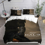 Halo 2 Cosplay Bedding Set Duvet Cover Pillowcases Halloween Home Decor