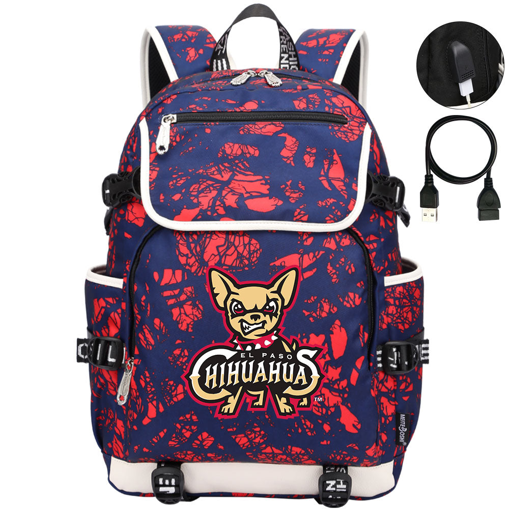 El Paso Chihuahuas Backpack School Notebook Travel Bags
