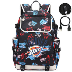 Oklahoma City Thunder Backpack School Notebook Travel Bags