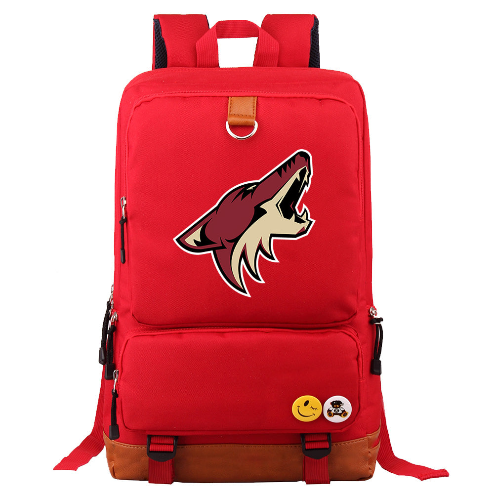 Arizona Coyotes Hockey Team Proof Backpack NoteBook Laptop School Bag