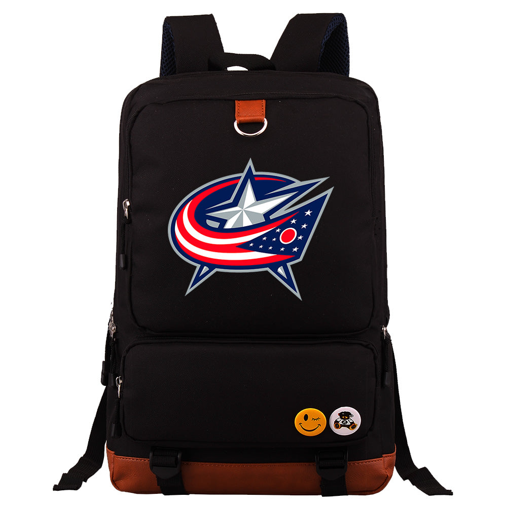 Columbus Blue Jackets Hockey Team Proof Backpack NoteBook Laptop School Bag