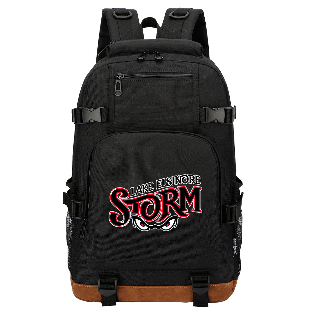 Lake Elsinore Storm Waterproof Backpack School Notebook Travel Bag