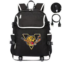 Victoriaville Tigres Hockey Backpack School Notebook Travel Bag