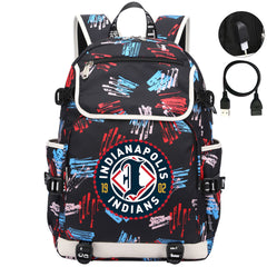 Indianapolis Indians Backpack School Notebook Travel Bags
