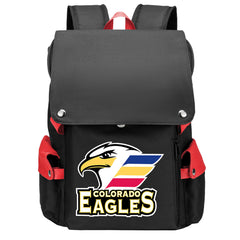 Colorado Eagles Hockey Team School Backpack Oxford Laptop Bag