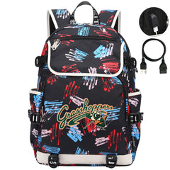 Greensboro Grasshoppers Backpack School Notebook Travel Bags
