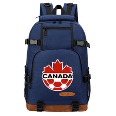 Canada National Football Team Waterproof Backpack School Notebook Travel Bag