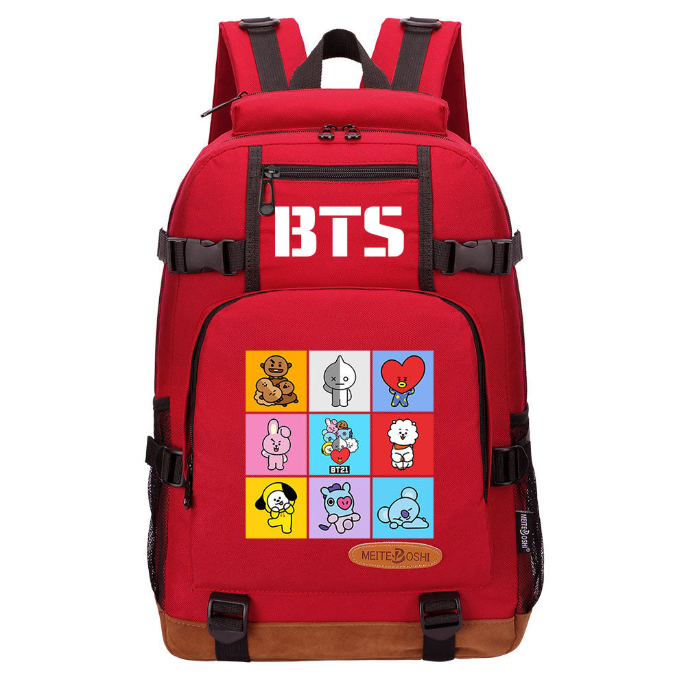 Kpop BTS Waterproof Backpack School Notebook Travel Bag