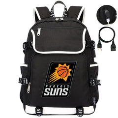 Phoenix Suns Backpack School Notebook Travel Bags