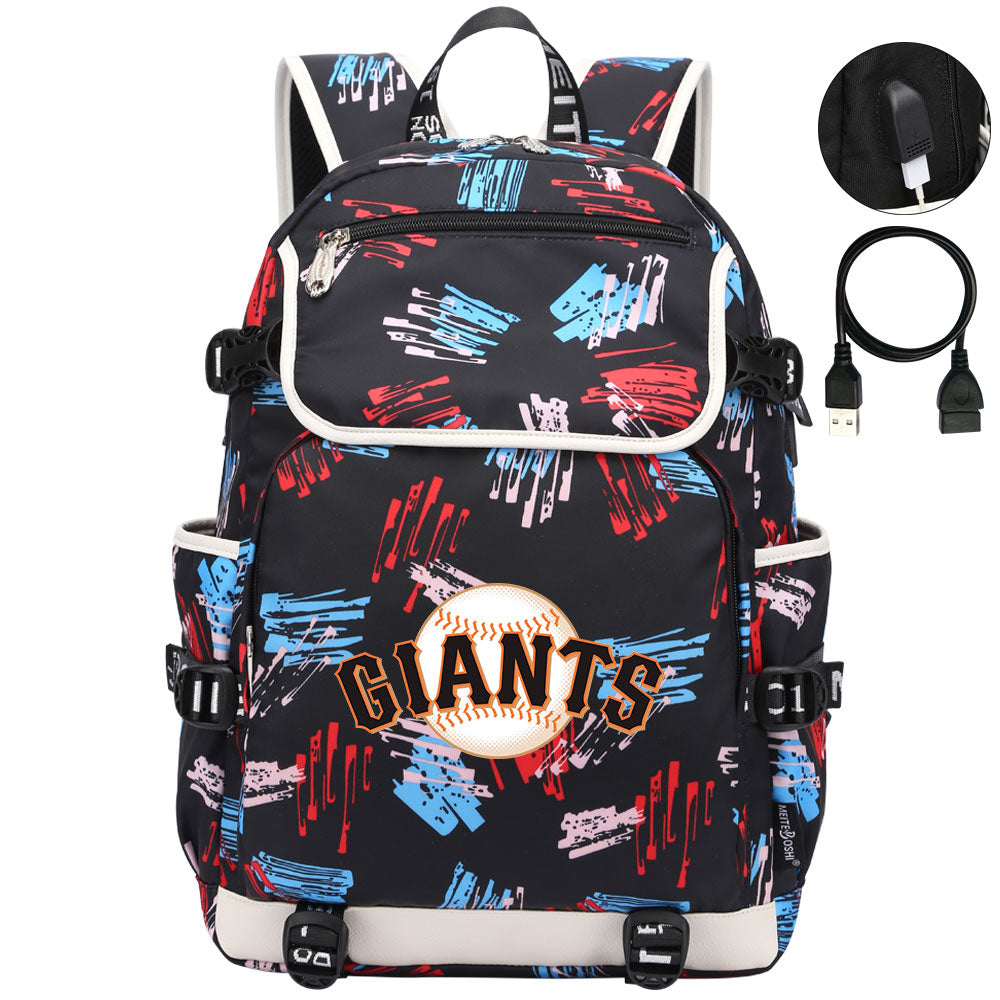 San Francisco Giants  Backpack School Notebook Travel Bags
