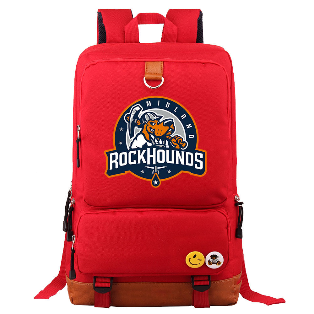 Midland RockHounds Water Proof Backpack NoteBook Laptop School Bag