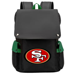 San Francisco 49ers Football Team Rugby Laptop Backpack Oxford School Bag