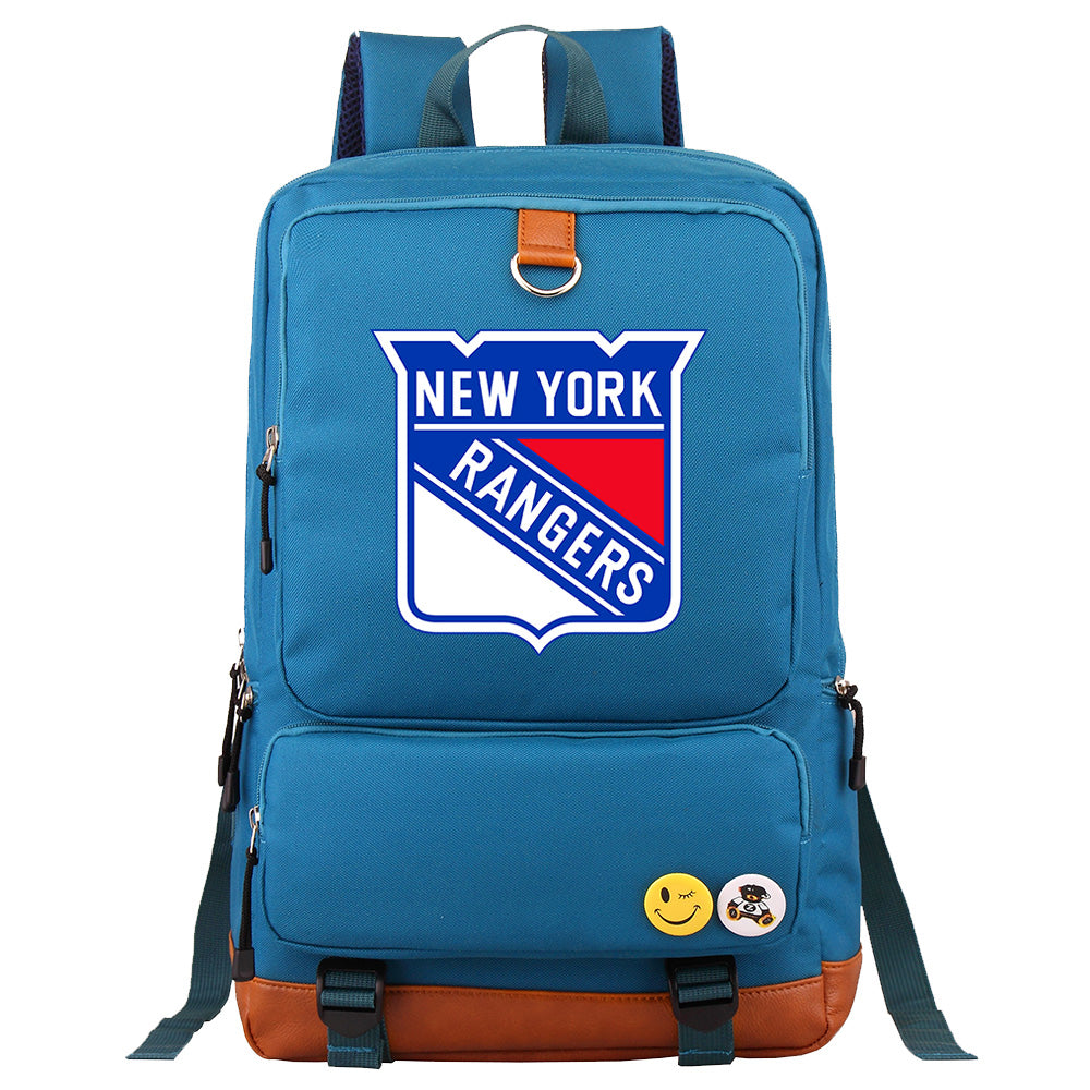 New York Rangers Hockey Team Proof Backpack NoteBook Laptop School Bag