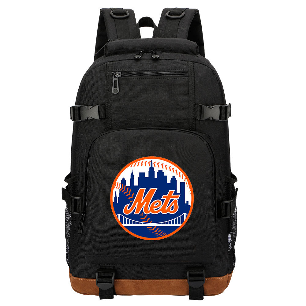 New York Mets Waterproof Backpack School Notebook Travel Bag