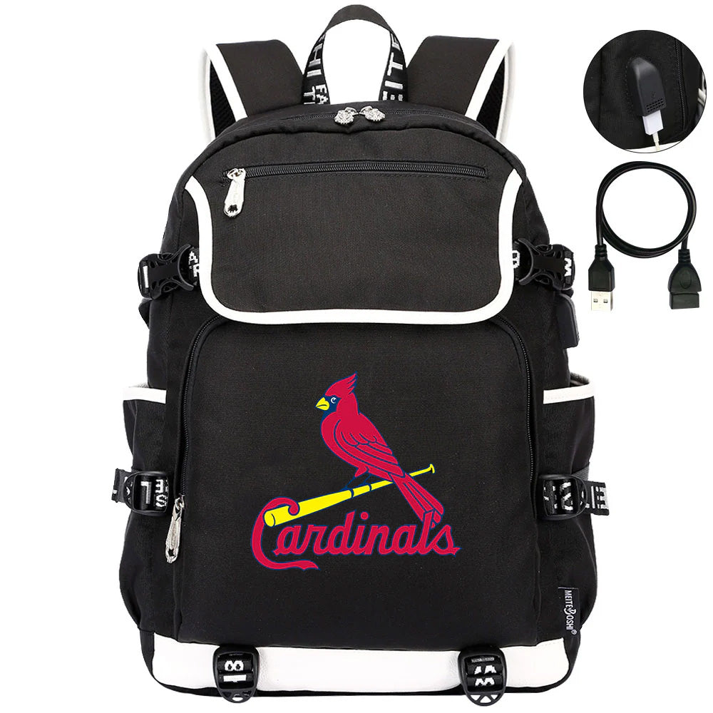 St Louis Cardinals Backpack School Notebook Travel Bags