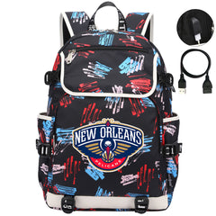New Orleans Backpack School Notebook Travel Bags