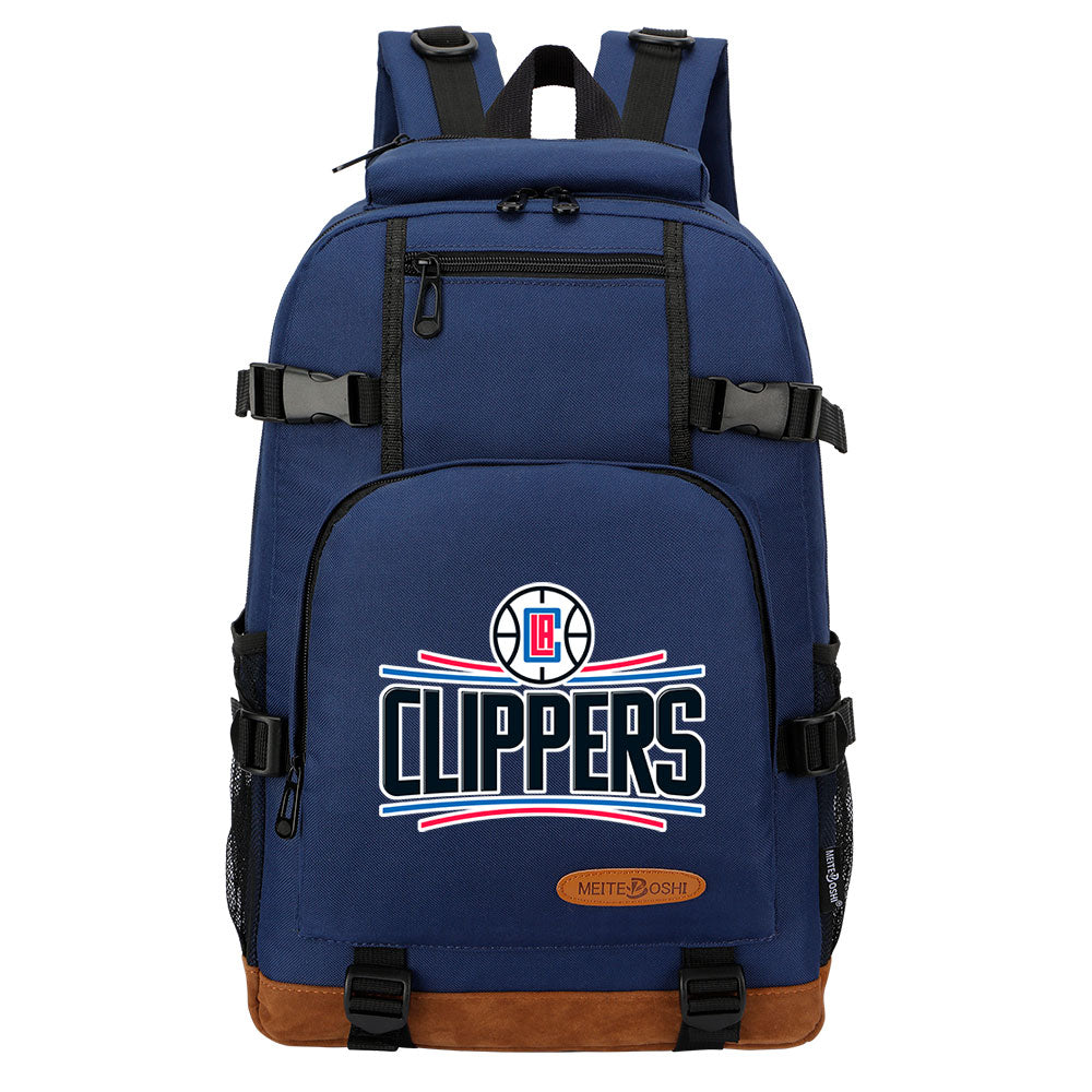Los Angeles Clippers Waterproof Backpack School Notebook Travel Bag