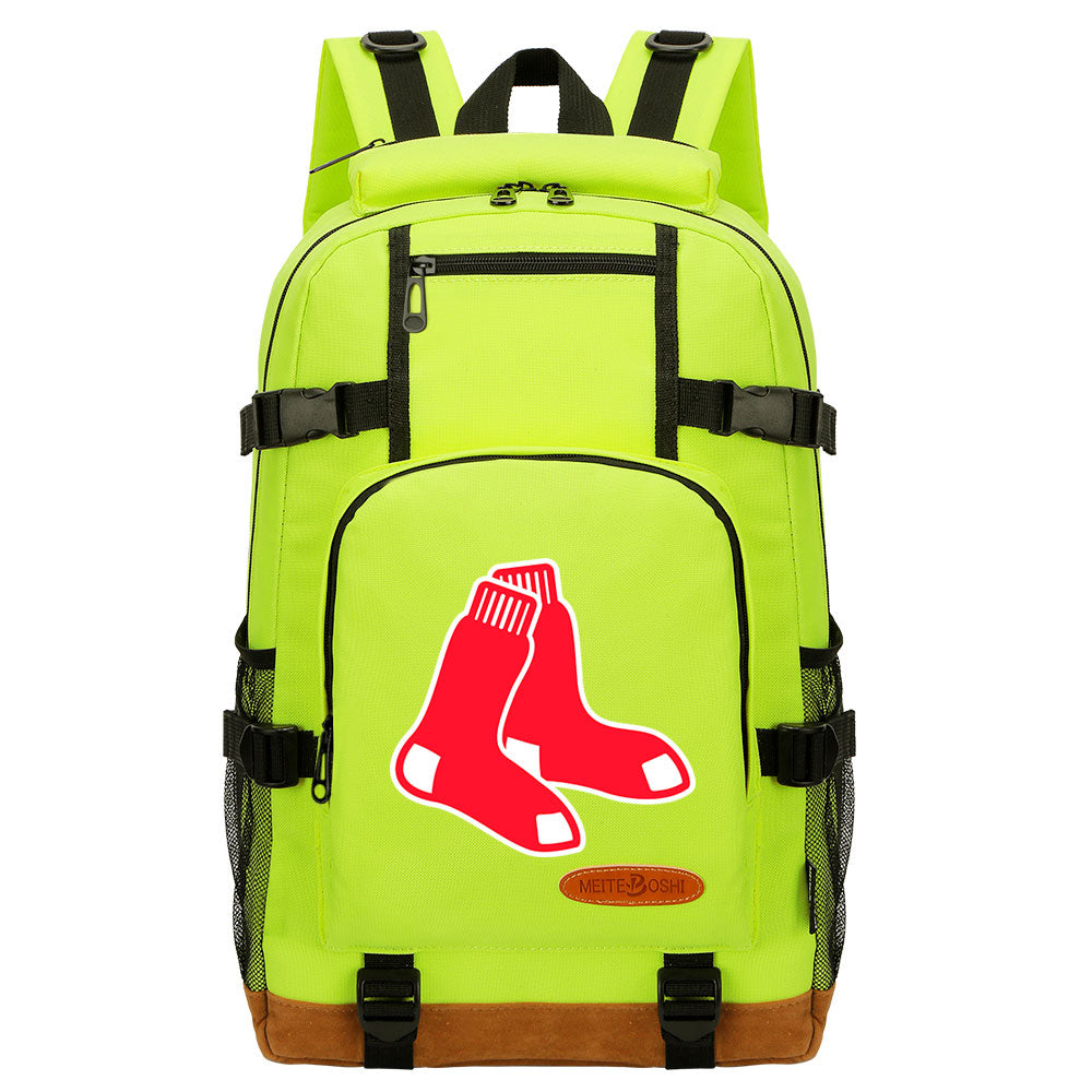 Boston Red Sox Waterproof Backpack School Notebook Travel Bag