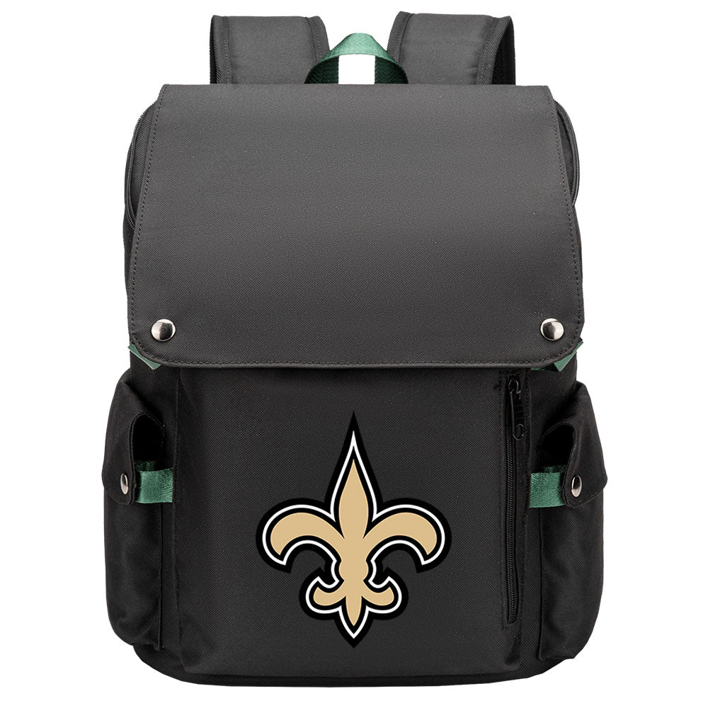 New Orleans Saints Football Team Rugby Laptop Backpack Oxford School Bag