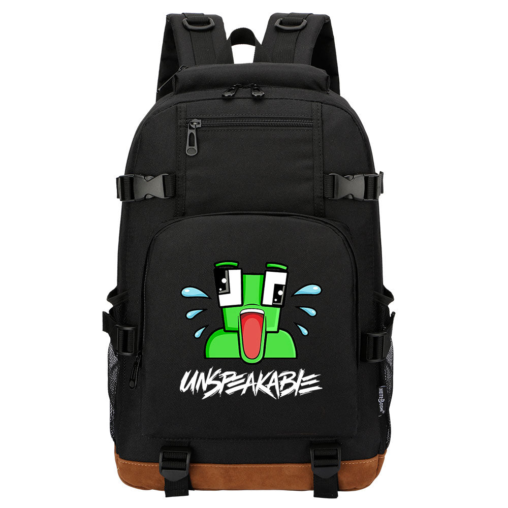 Game Unspeakable Frog Waterproof Backpack School Notebook Travel Bag