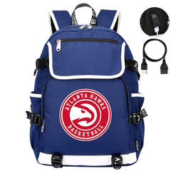 Atlanta Hawks Backpack School Notebook Travel Bags