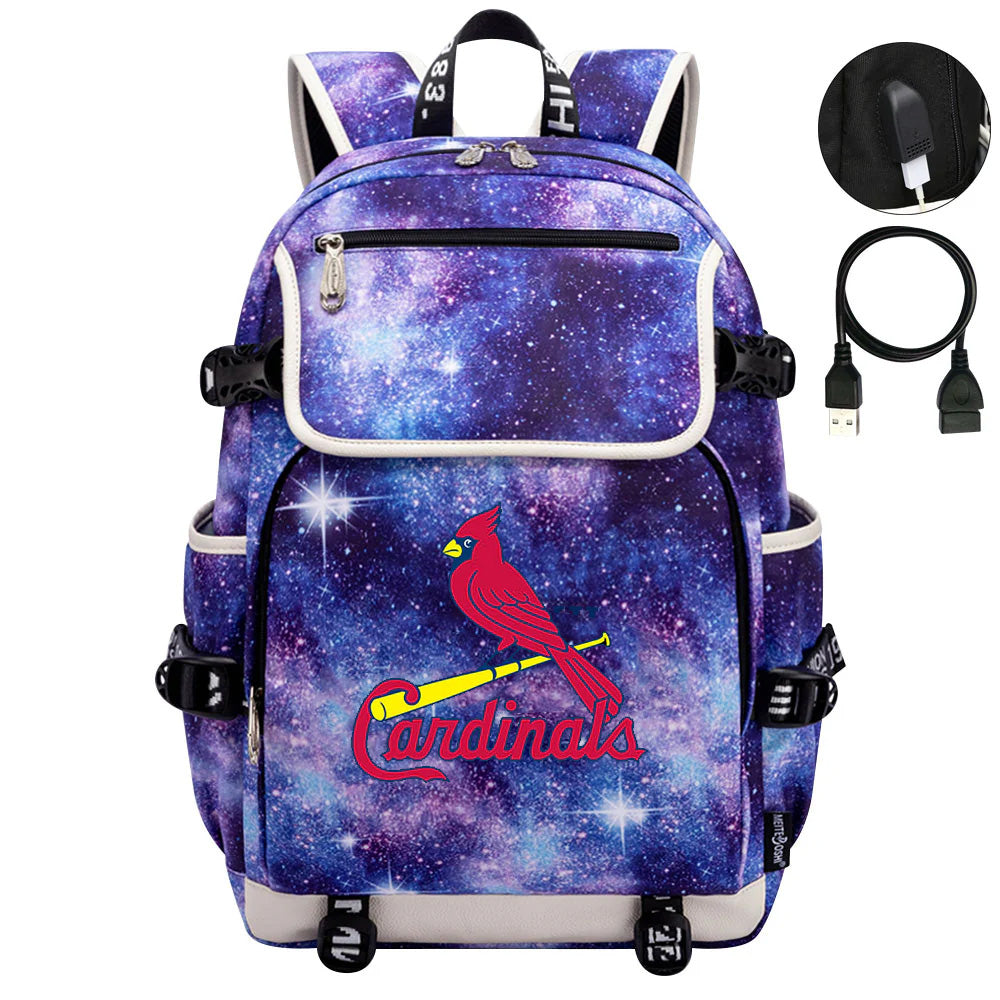 St Louis Cardinals Backpack School Notebook Travel Bags