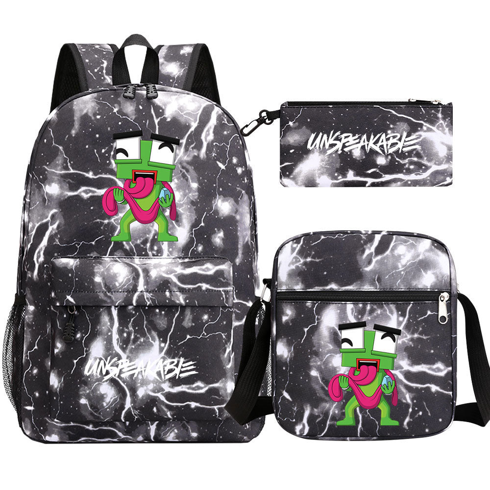 Unspeakable Game School Backpack Shoulder Bag Pencil Bags 3pcs Set