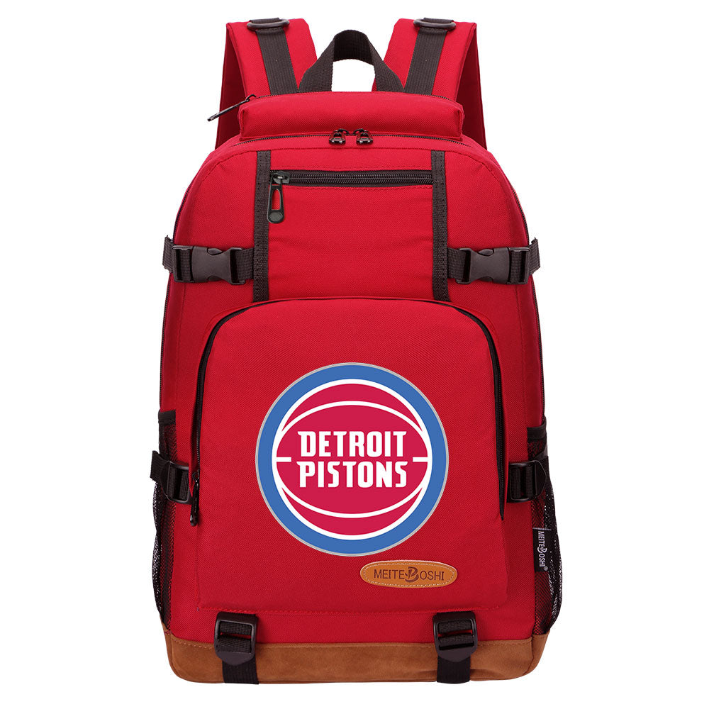 Detroit Pistons Waterproof Backpack School Notebook Travel Bag