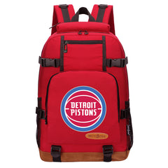 Detroit Pistons Waterproof Backpack School Notebook Travel Bag